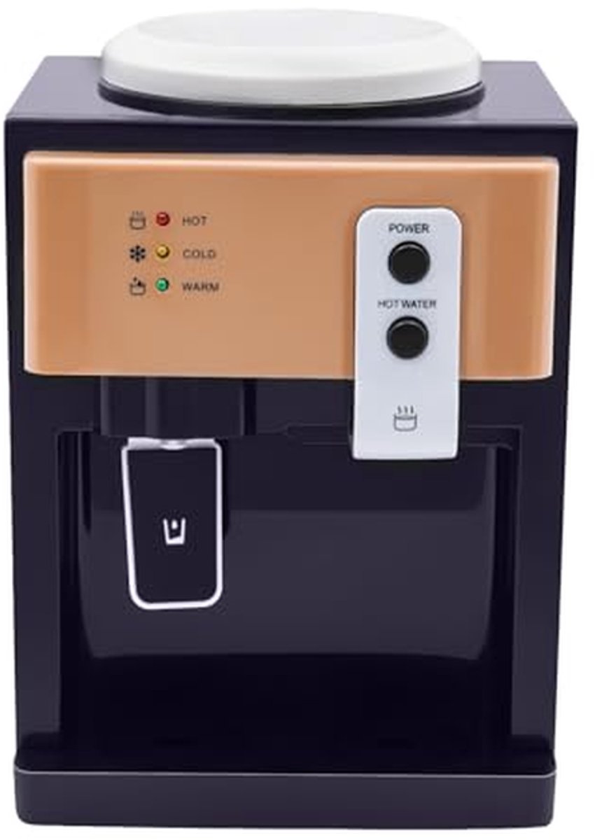 Elektrische Waterdispenser Warm Koud Water Direct Drinken Roestvrijstalen Binnenvoering 24 x 27 x 36 cm Wit
