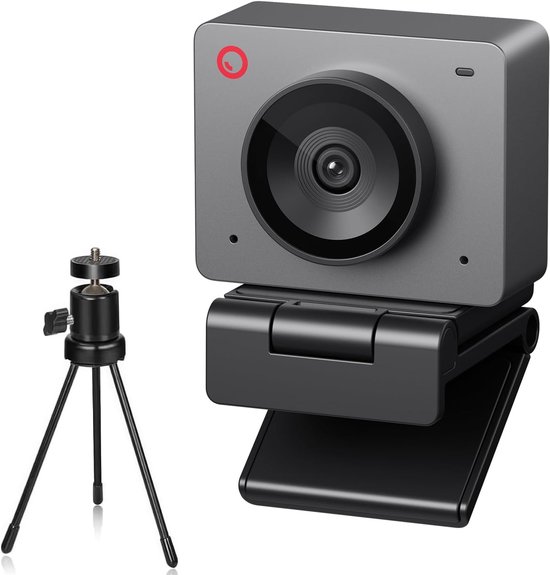 Webcam PC - USB Camera - Videoconferenties - AI Auto Framing - 1080P 100FPS - Grijs