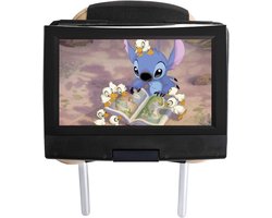 Hoofdsteun Houder - Dvd-speler Mount - Reizen Vermaak - Universeel Verstelbaar - 7-11 Inch - Zwart