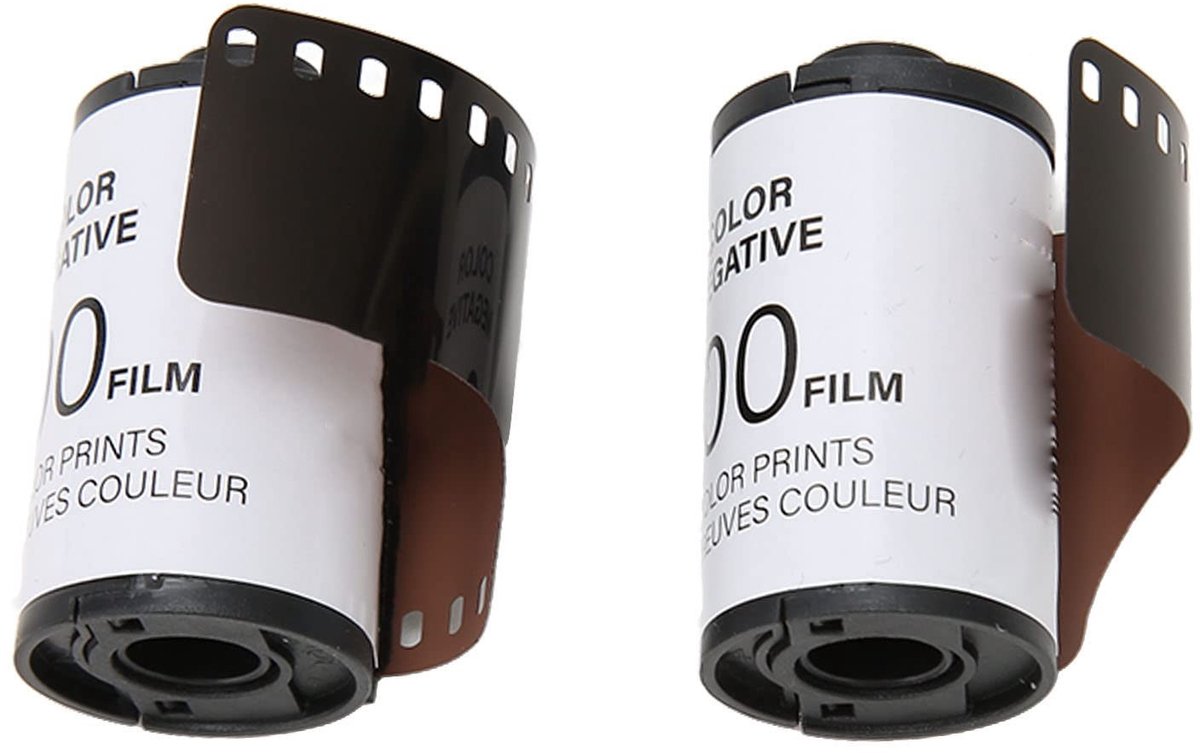 Dailygoods- Kleurfilm Hoge Verzadiging - 35mm Film - ISO 200 - 2 Rollen - Hoge Definitie - Fijne Korrel - Geschikt voor Portretten - Negatiefilm