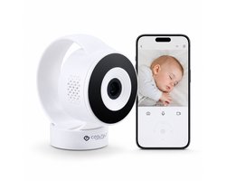 Babyfoon met Camera en App – Wifi Babyfoon - 2K HD, Draaibaar, Nachtzicht en Bewegingsdetectie – Tweeweg Audio