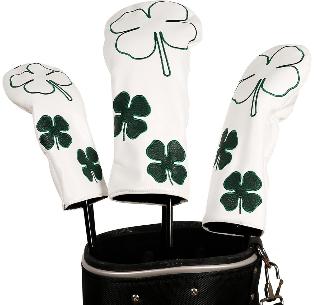 Dailygoods- Clubhoofdomslagen Set - Premium PU-leer - Pluche Voering - Waterdicht - Stijlvol Ontwerp - Geschikt voor Mannen/Vrouwen - Headcovers