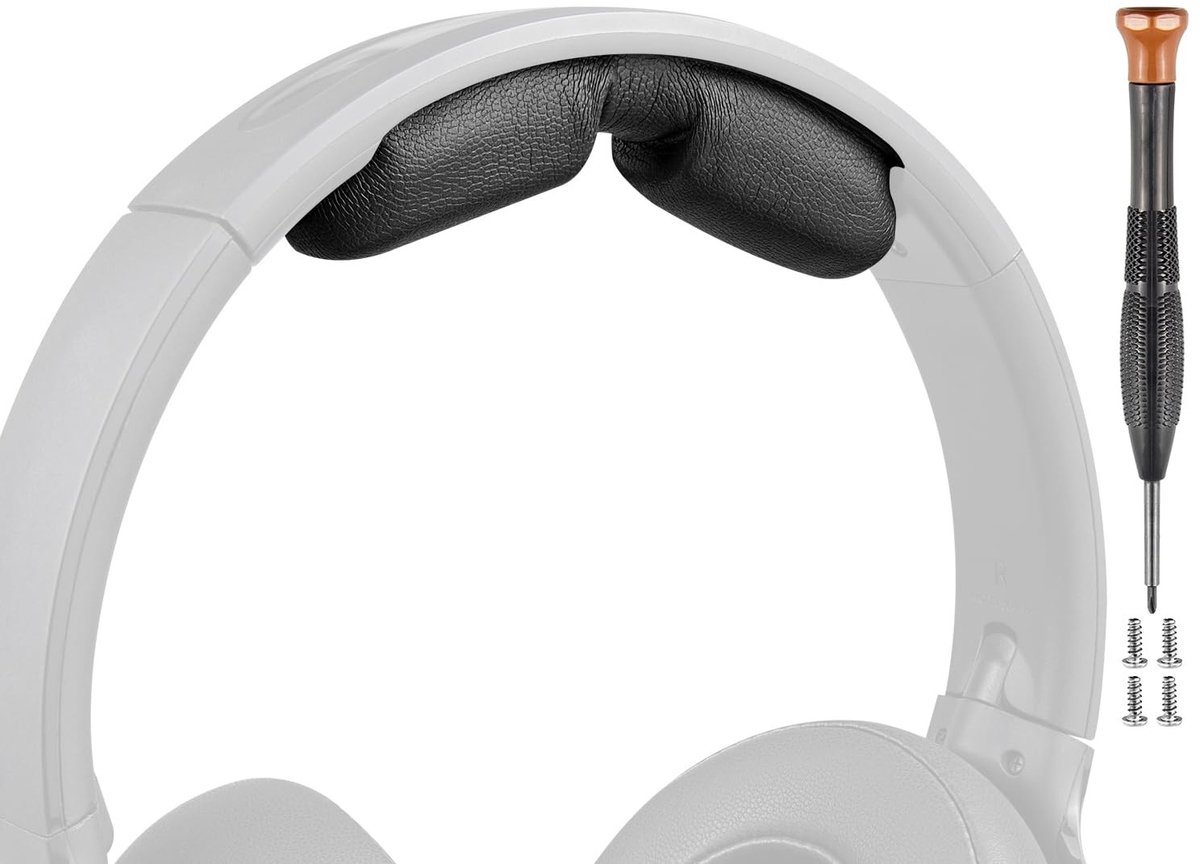 Dailygoods - SOULWIT hoofdbandhoes voor Skullcandy Hesh 3/ANC/Evo hoofdtelefoon, headband vervangend hoofdbandkussentje voor reparatie