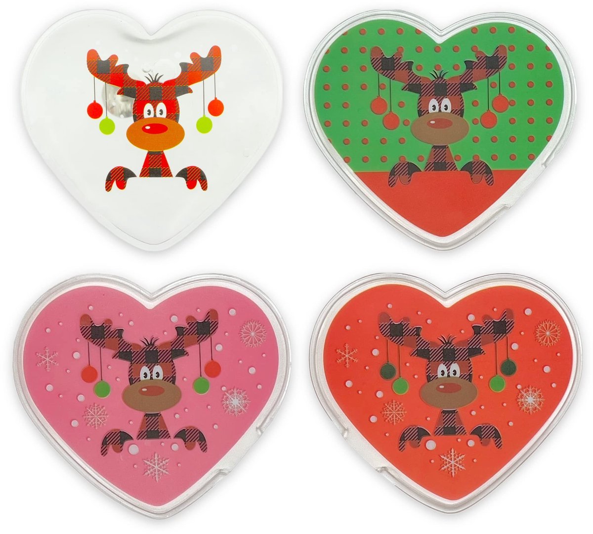 Dailygoods- Handwarmers Oplaadbaar - Herbruikbare Warmtezakjes - Warmtepads - Lichtgewicht - Set van 4 - Zachte Hoes van 100% Kunststof