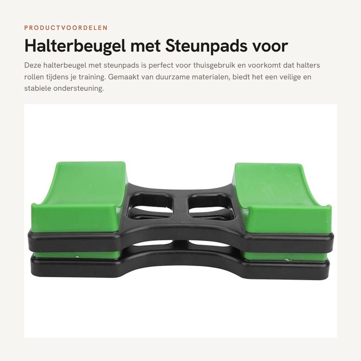 Dailygoods- Halterbeugel 100 kg - Steunpads - Thuis Halter Frame - Rekhouder - Veiligheidskussens - Schokbestendig Design - Haltersteun