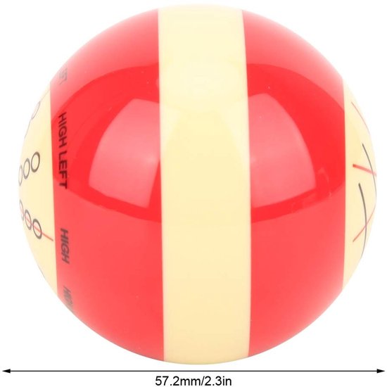 Allecto - Cue Ball Biljart - Portable Billiard Cue Ball - Verbeter je biljartvaardigheden - 57,2 mm - Oefen Training Accessoire - Geschikt voor Ame... van Merkloos — afbeelding 4