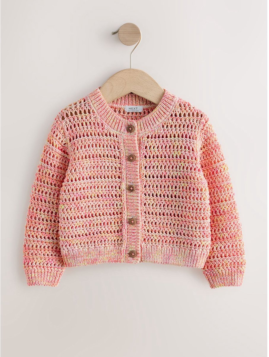Next - Meisjes - Gebreid vest - Roze