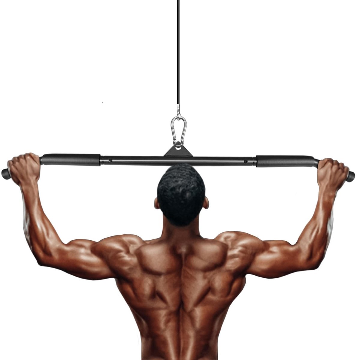 Dailygoods- Pull-up Bar - Krachttraining - Fitness Stang - LAT-trekkoord - Thuis Workout - Massief Staal - Veelzijdig Gebruik - Fitnessstang