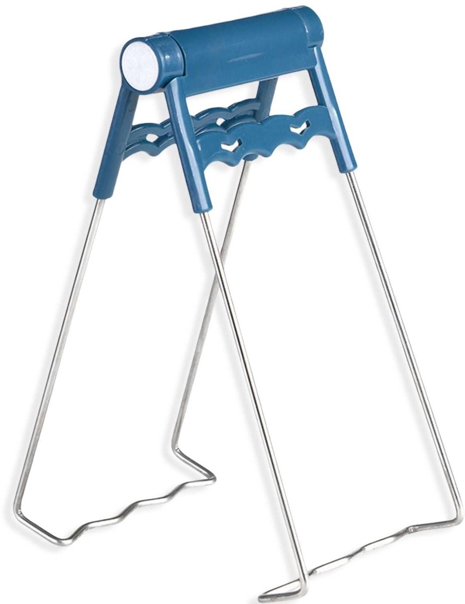 Dailygoods- Hot Plate Gripper Antislip - Keukentang RVS - Klem voor Schotel - Kookgerei - Hoge Temperatuur Bestendig - Veilig Tillen - Keuken Tang