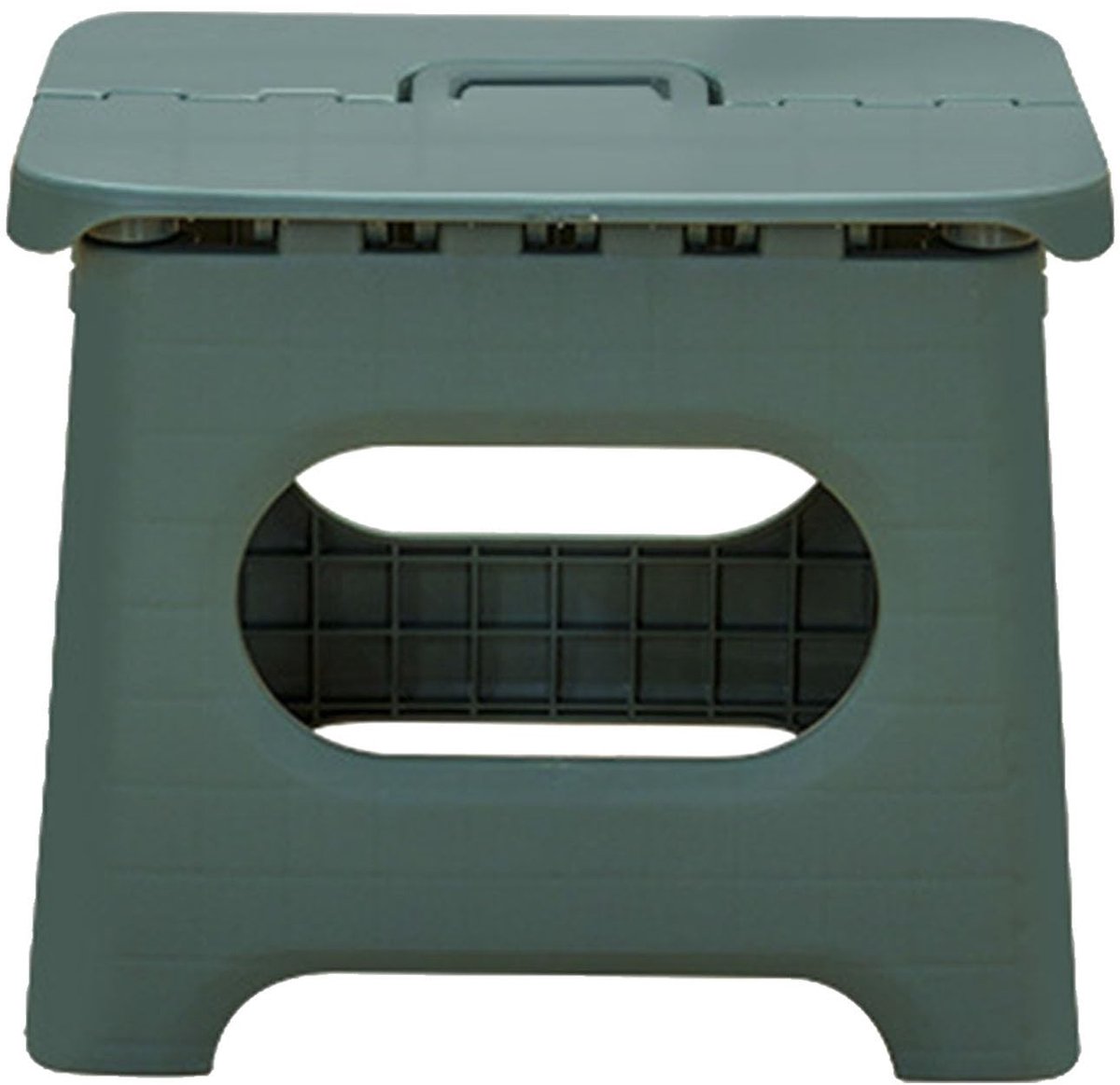Dailygoods- Opstapkruk Lichtgewicht - Opvouwbaar - Kunststof - Volwassenen - Kinderen - Draagbaar - Maximaal 100 Kg - Opstapstoel