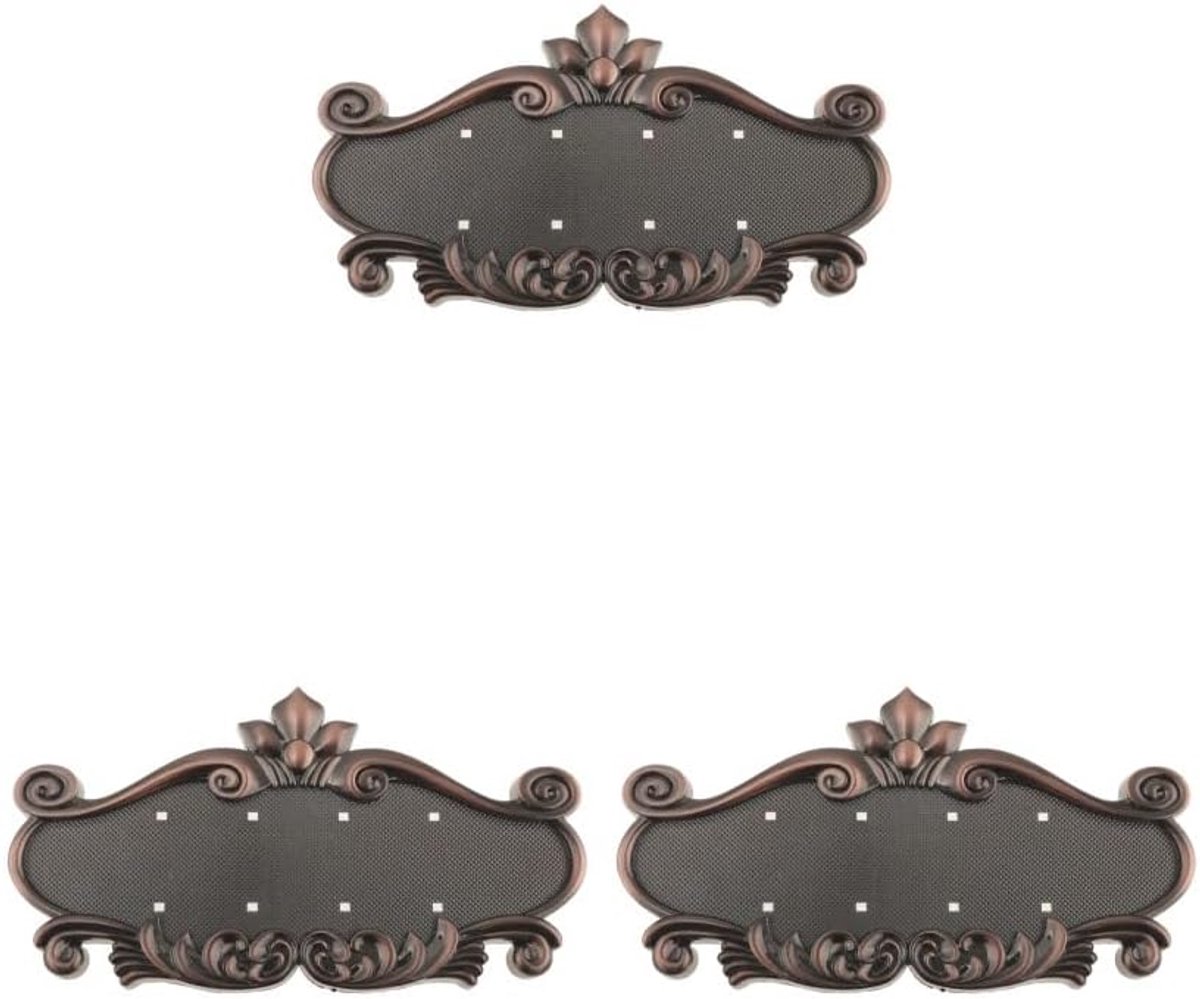 Huisnummer Set - Adres Platen - Deur Markeren - Vintage Stijl - 3 Stuks - Zwart
