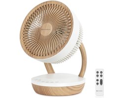 Tafelventilator stil – Luchtcirculator 20 dB – 8 snelheden – 3D oscillatie – Afstandsbediening