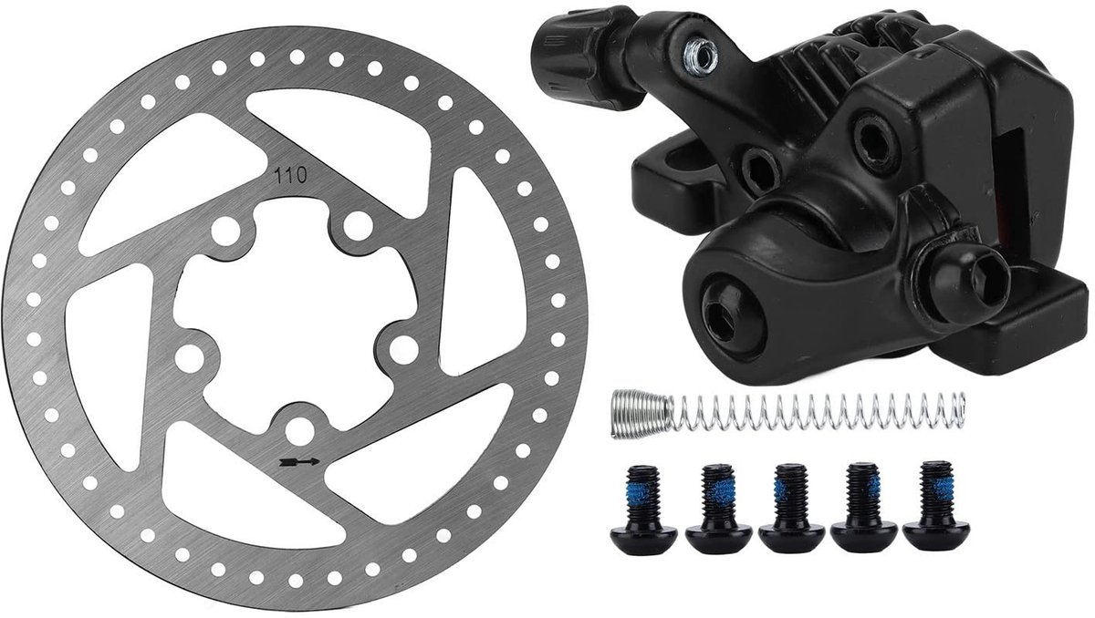 Dailygoods - Fiets Schijfrem Kit - Schijfrem Rem Kit - Ideaal voor vervanging - 110mm - Geschikt voor Mijia M365/Pro - Betrouwbaar en duurzaam