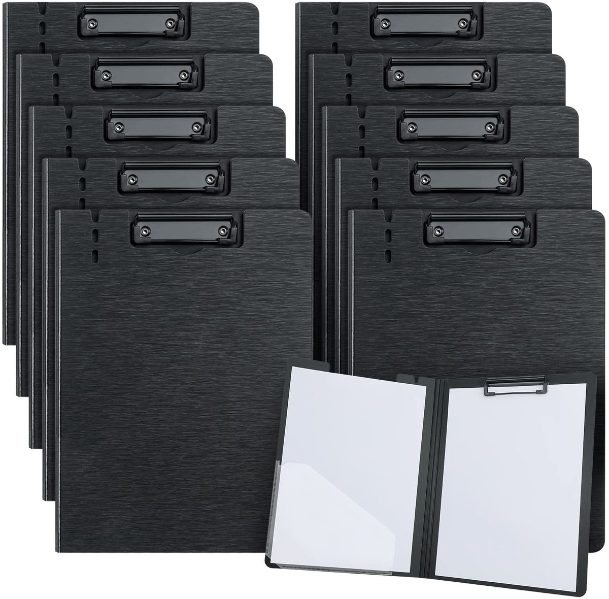 Dailygoods- Klembord A4 Lichtgewicht - 10 Pack - Duurzaam - PP Kunststof - Stevige Clip - Elegant Ontwerp - Clipboard