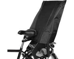 Dailygoods- Fietszitje Waterdicht - Regenhoes Fietszitje - Geschikt voor Römer/Hamax/Thule - Antislip - Zwart - Bescherming tegen regen