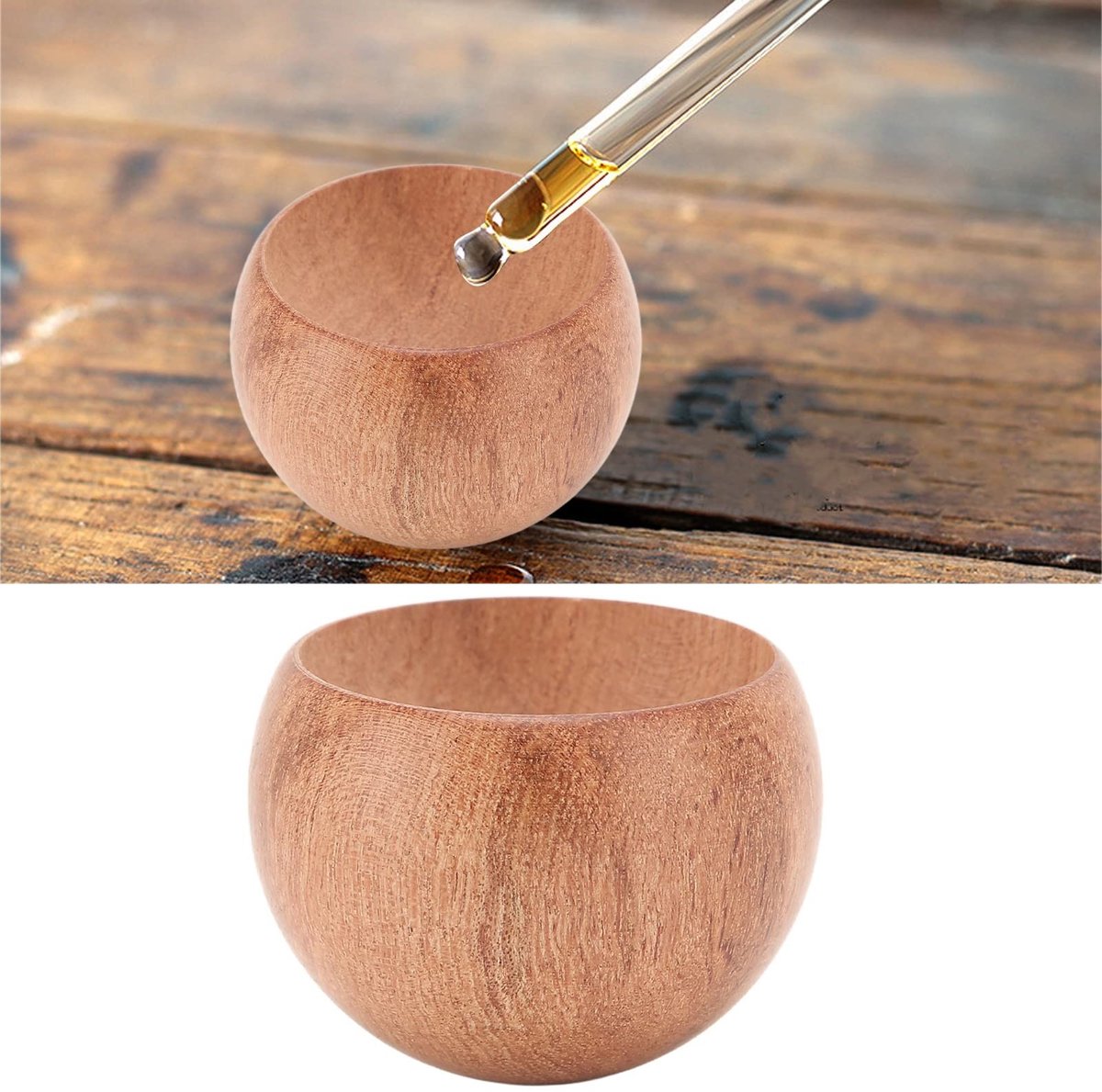 Dailygoods - Houten Geurverspreider voor Aromaverzorging, Houten Geurverspreider, Ronde Diffuser Hout, Etherische Olie Houtverspreider, Geurhout, Houten Diffuser, Yoga-meditatie Slaaphulpmiddel