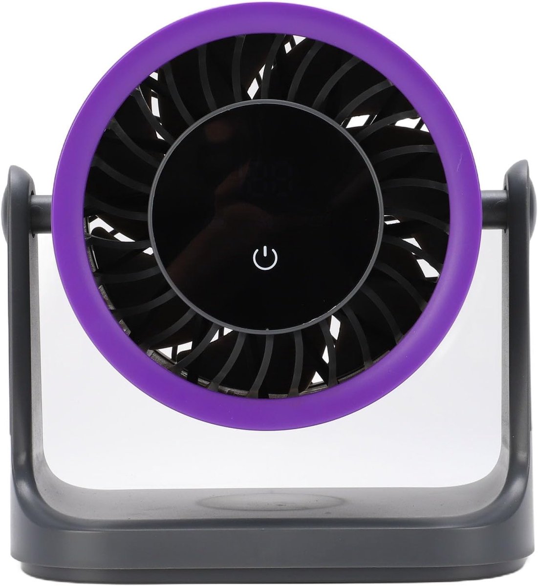 Tafelventilator - Bureauventilator - Koelte Creëren - Bladloos Veilig Ontwerp - 19.5D x 18.5W cm - Paars