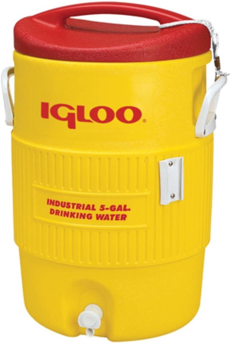 Waterkoeler - Drankdispenser - Buitenactiviteiten - Duurzaam kunststof - 10 Gallon - Geel