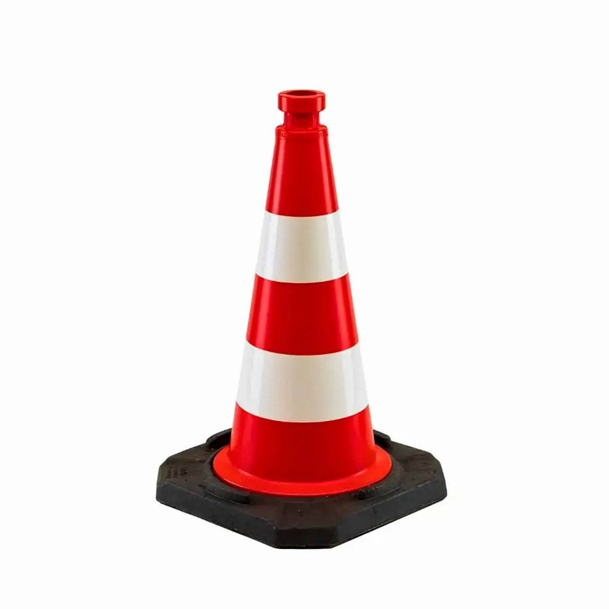 Ri-Traffic verzwaarde verkeerskegel - reflectieklasse 2 | 50 cm | 1 stuk
