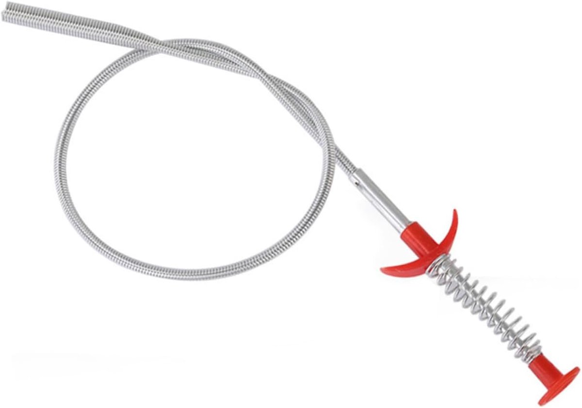 Afvoerontstopper Set - Rioolreiniger Gereedschap - Verstopping Verhelpen - Vierklauw Flexibel Ontwerp - 60 cm Lengte - Assorti
