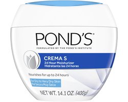 POND'S Crema S Nourishing Moisturizing Cream Gezichtscrème 400g – Parfumvrij – Intens Hydraterende Dag- & Nachtcrème voor de Droge Huid