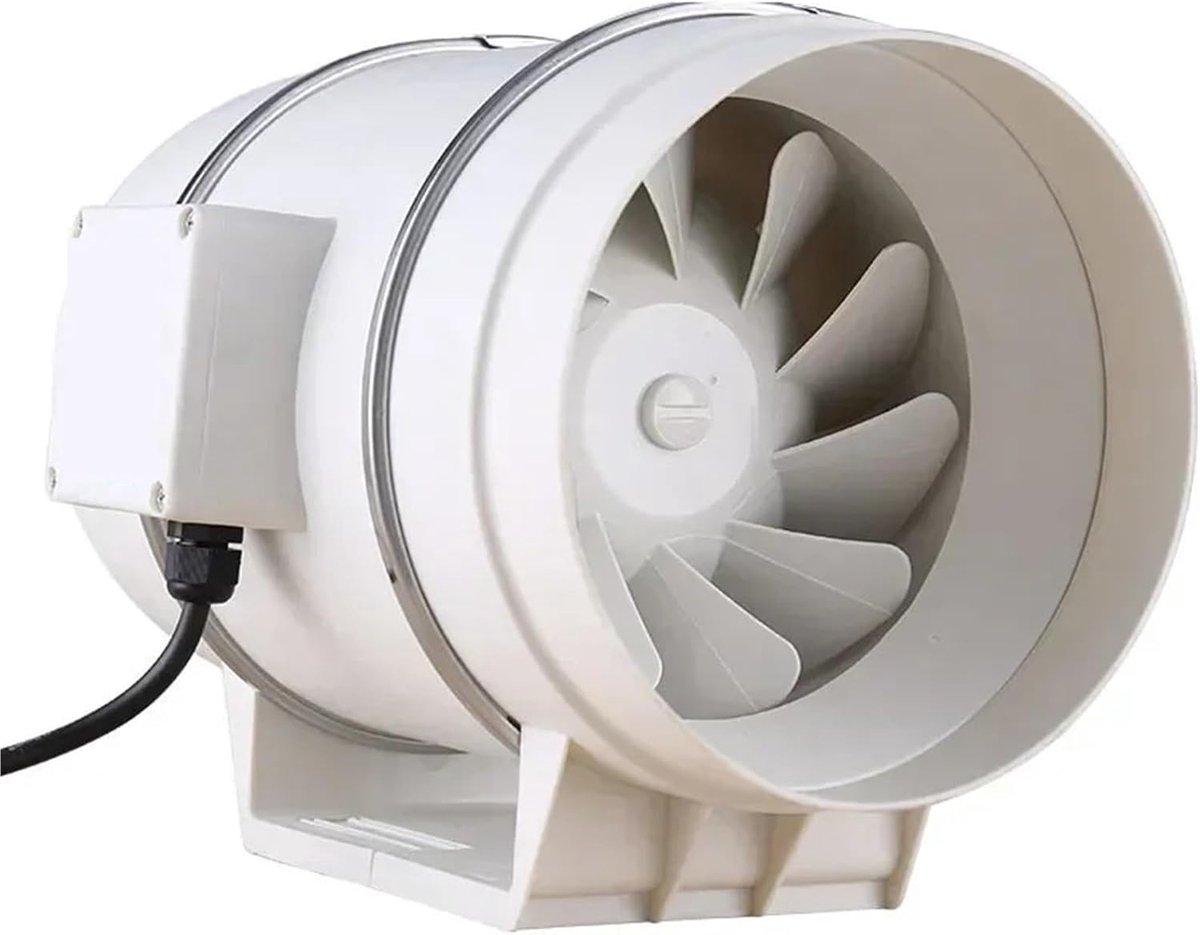 Afzuigventilator Buisventilator - Kanaalventilator Inline - Luchtkwaliteit Verbeteren - Ze