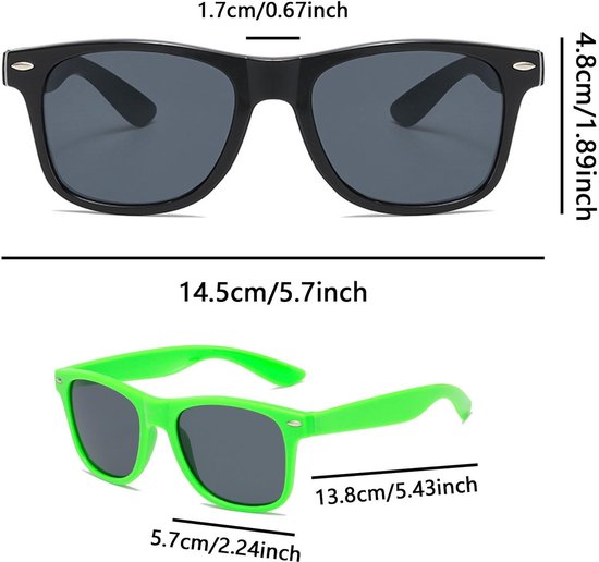 Dailygoods- Zonnebril Kind - Gepolariseerd - UV400-bescherming - Lichtgewicht - Flexibel Siliconen Frame - Krasbestendig - Kinderen Zonnebril van Dailygoods — afbeelding 4