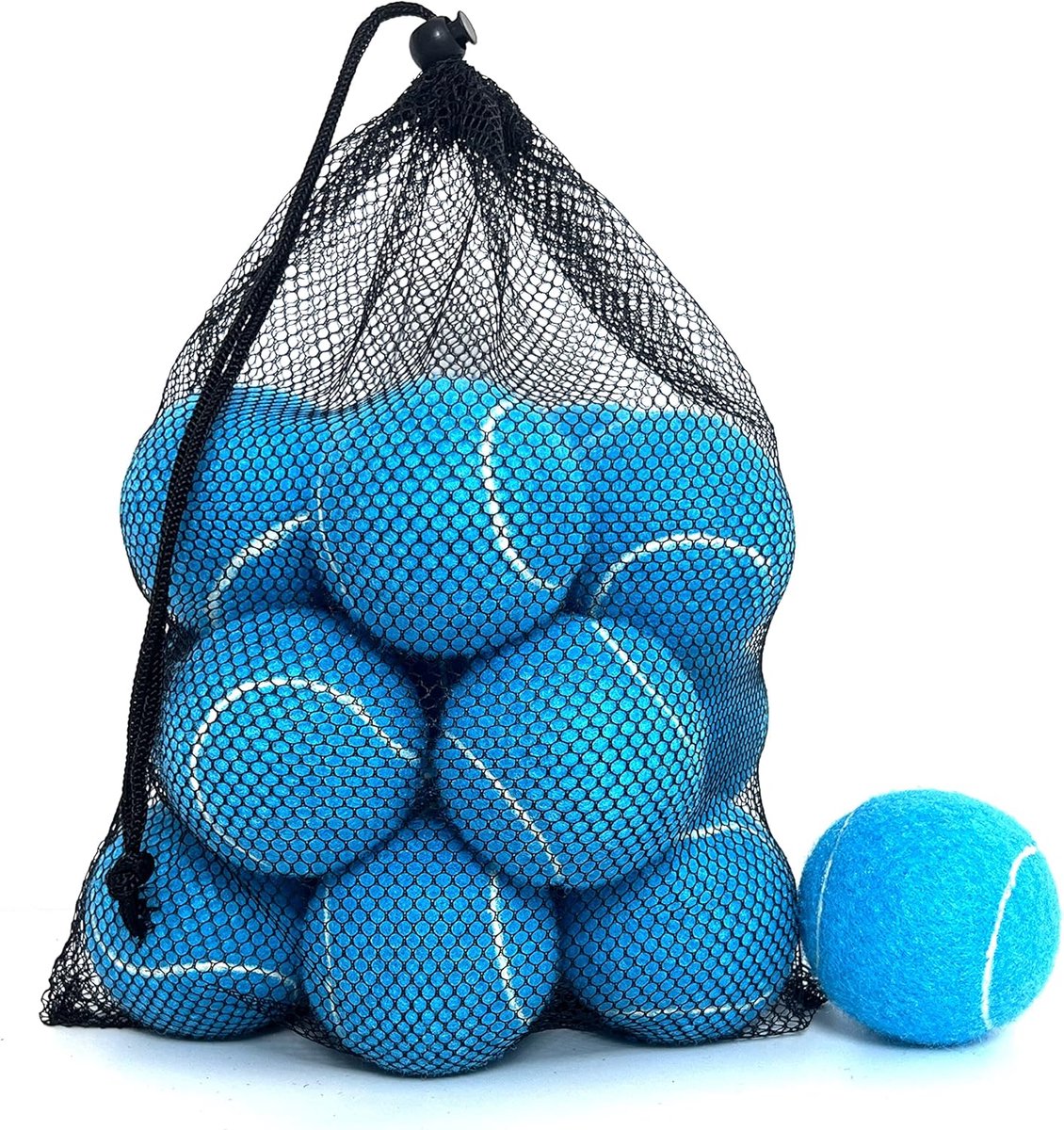Tennisballen - Oefenballen Ballen - Tennistraining Hondenspel - Veilig Materiaal - 15 Stuks - Blauw