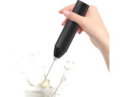 Melkopschuimer - Handmixer Garde - Koffie Maken - 3 Snelheden Instelbaar - 22cm - Zwart