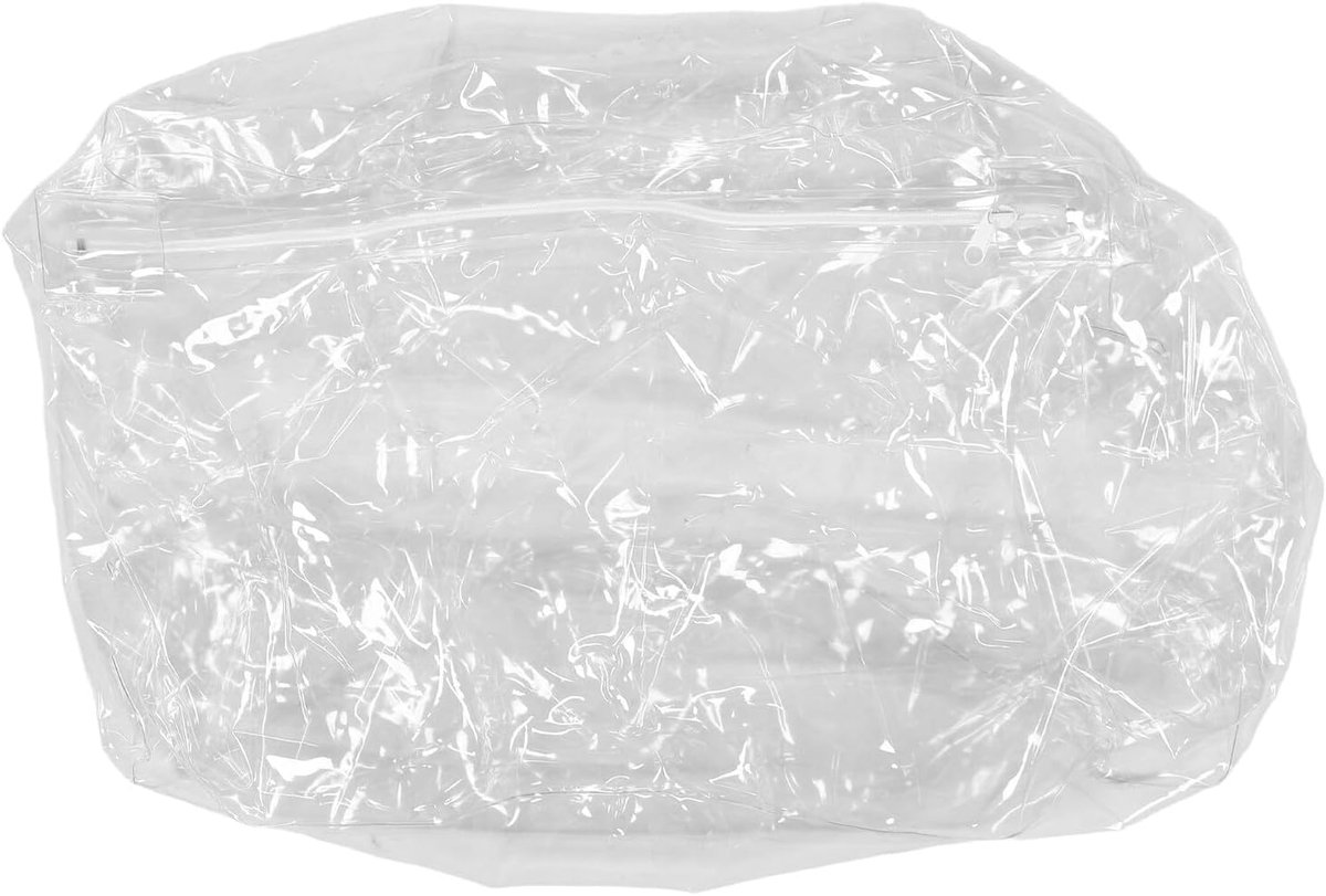Zitzak Opberger - Luie Bank - Speelgoed Opbergen - Transparant Design - 55x55x35cm - Transparant