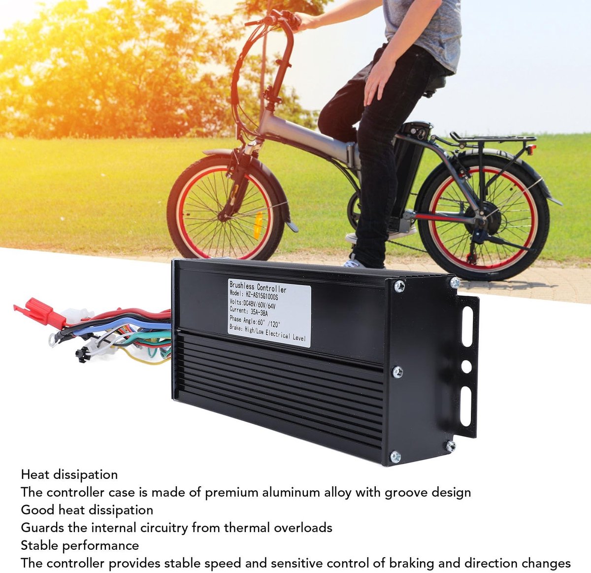 Dailygoods - Borstelloze Motorcontroller voor Elektrische Fietsen en Scooters