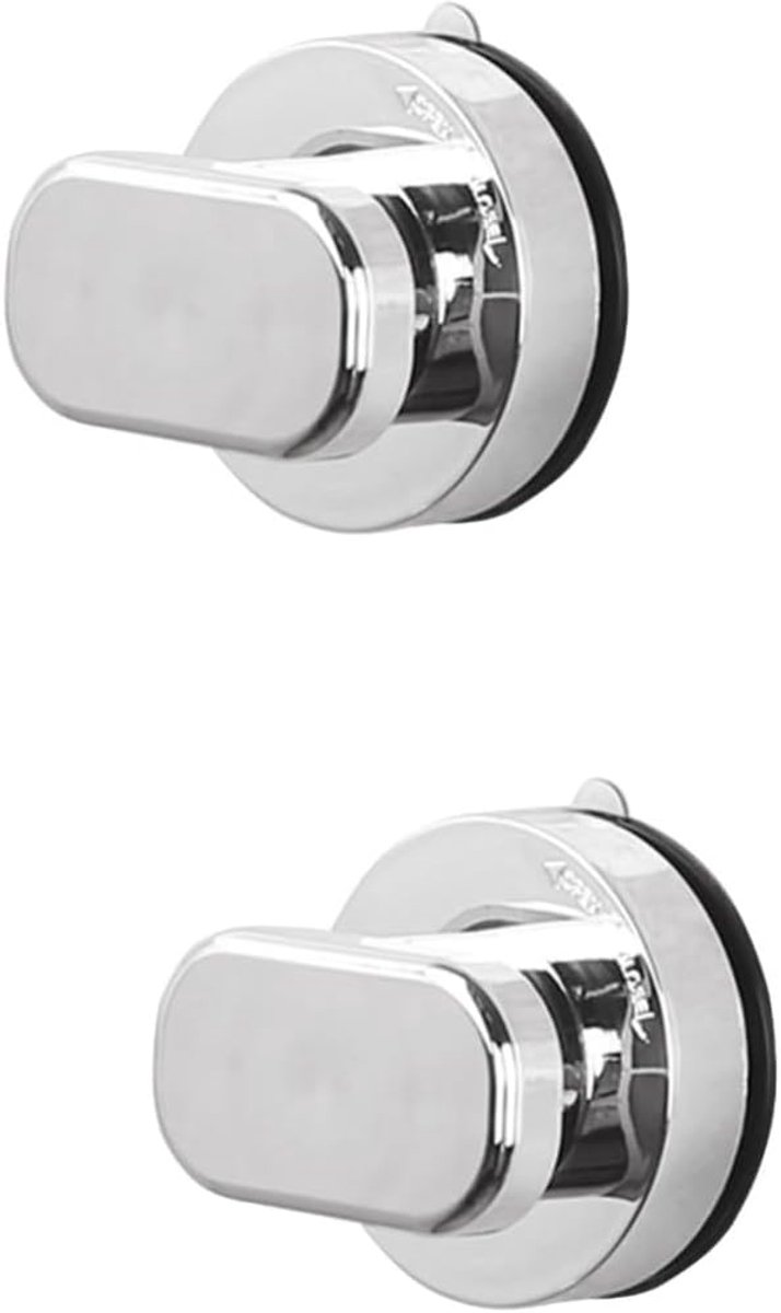 Grijpbeugel Set - Veiligheidshandgrepen - Badkamer Veiligheid - Sterk Draagvermogen - 2 Stuks - Zilver