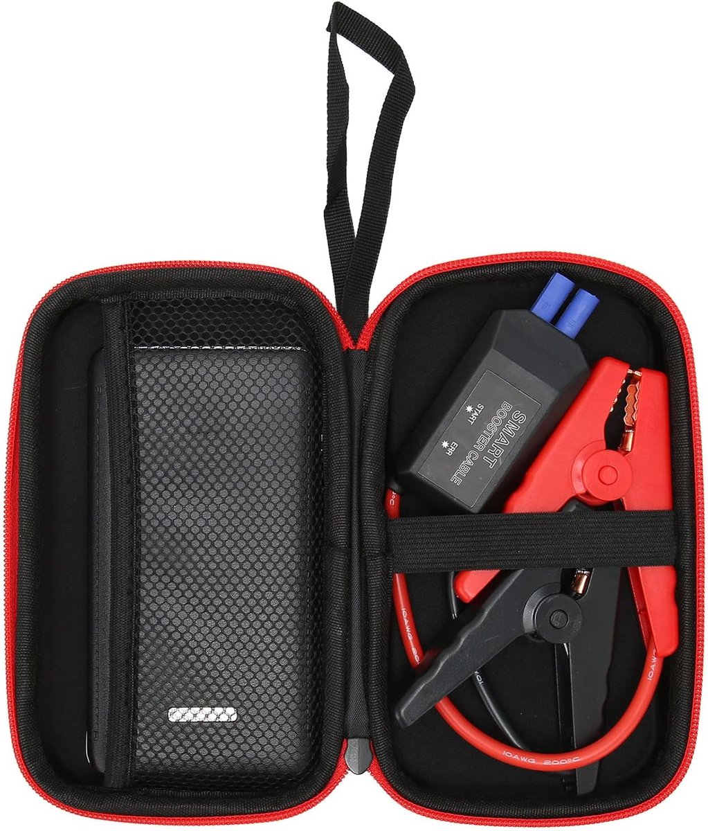 Draagbare Starter - Power Pack - Auto Starten - 600A Piekstroom - 8000 mAh - Zwart