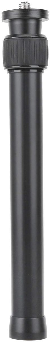 Dailygoods- Statiefverlenging Sterke Verlengbuis - Verstelbare Aluminiumlegering - 2 Delen - 25-41 cm - 1/4 inch/3/8 inch Schroefinterface - Eenvoudige Installatie