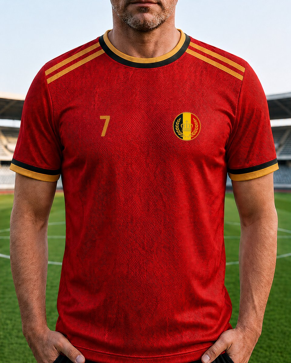 Voetbalshirt Belgie De Bruyne | Belgisch Elftal | WK Voetbal T-shirt | Rode Duivels Sportshirt | Belgie T shirt | Maat M