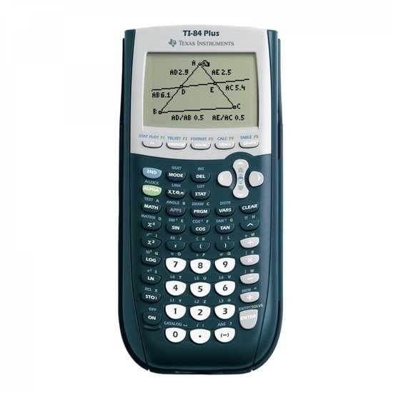 Texas Grafische Rekenmachine TI-84 Plus - met examenfunctie