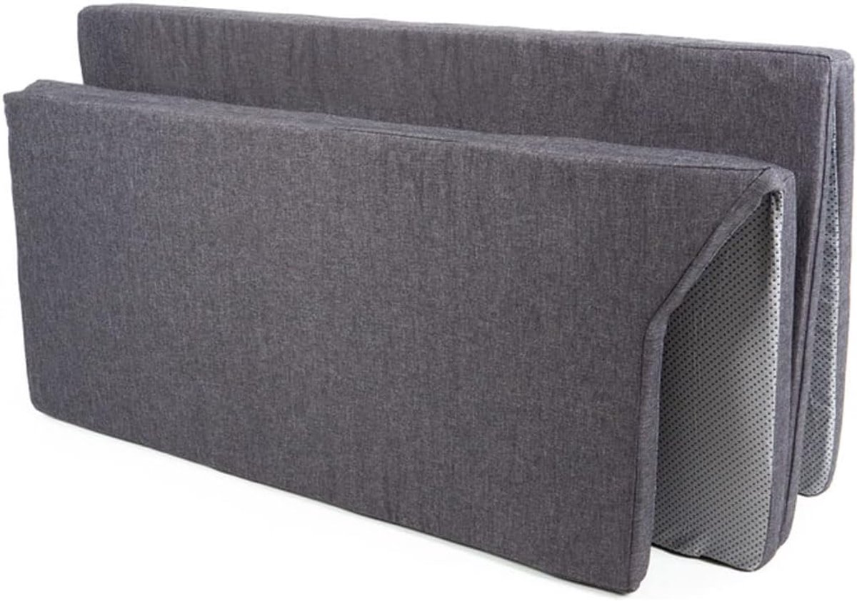 Opvouwbare Matras - Koudschuim Topper - Reizen en Kamperen - Veelzijdig Gebruik - Ca. 4 kg - Grijs