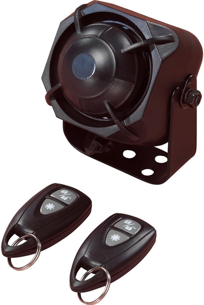 Universeel Alarm Systeem - Doe-het-zelf - Voertuig Beveiligen - Met Schoksensor - 16 x 13 x 7 cm - Zwart
