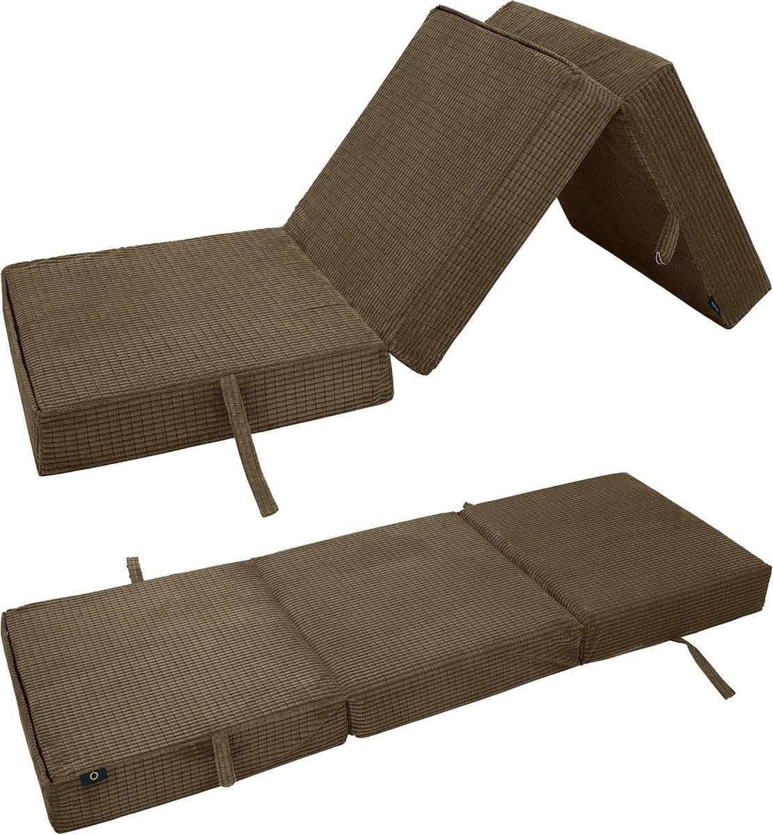 Opvouwbaar Bed - Gastbed - Logeren - Lichtgewicht - 66x198 cm - Mocha