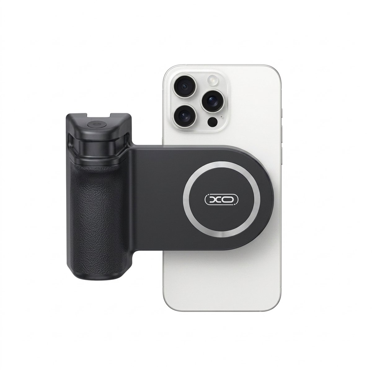 XO, Magnetische MagSafe-houder voor smartphones met Bluetooth-ontgrendeling, Zwart