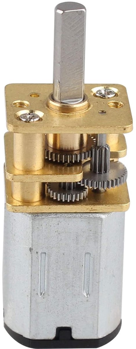 SnelShoppen - N20 DC 6V 300RPM Micro Gear Box Motor - Mini Gear Box Motor voor RC Auto, Robot Model, DIY Motor Speelgoed - D-vormige Schacht, Volle Me