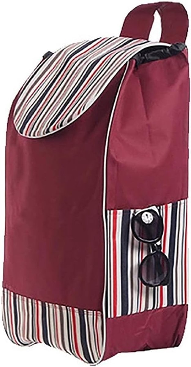 SnelShoppen - Vouwbare Winkelmand Vervangende Tas 40L Waterdicht Oxford Stof Herbruikbare Trolley Tas 32 x 20 x 56 cm Ideaal voor Boodschappen en Dage
