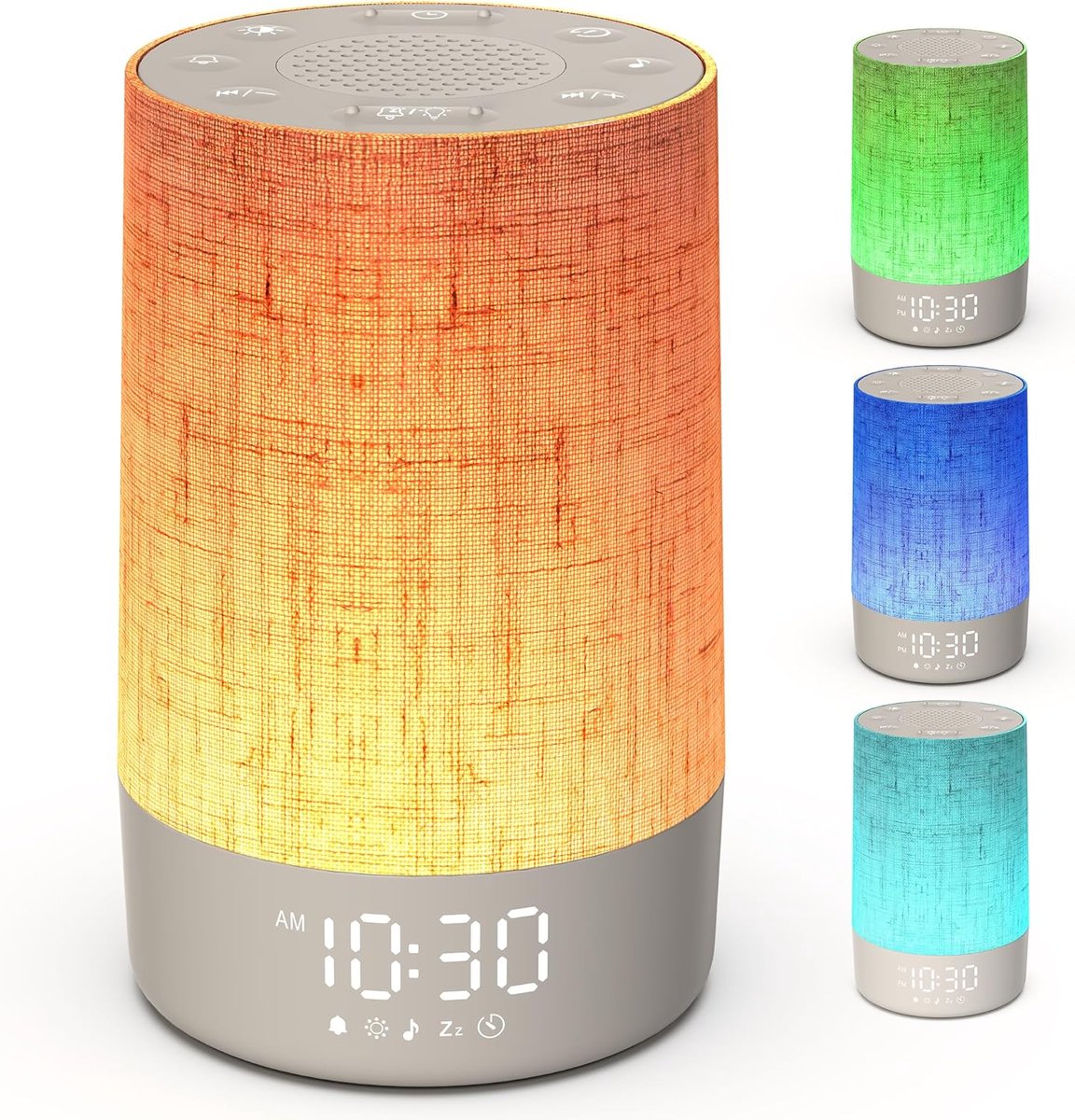 SnelShoppen - Lichtwekker met Radio, Dageraad-Simulatie, Zachte Morgendemping, Alarmfunctie, LED-lamp, Ideaal voor Slaapkamer, Ontspannen Wakker Worde