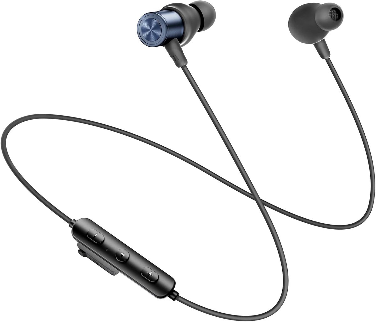 Thijox - Draadloze Sportoordopjes met Bluetooth 6.0, IP67 Waterdicht, 20 Uur Speeltijd, Ruimtelijke Audio, Magnetische Nekband, Dubbele Verbinding voo