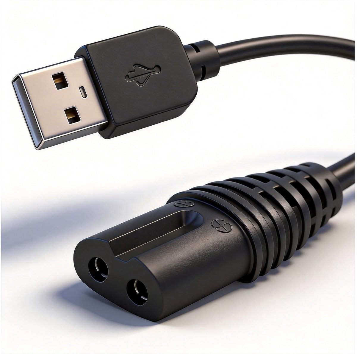SnelShoppen - Vervangende 12V USB Oplaadkabel voor Epilator, Compatibel met Verschillende Modellen, Ideaal voor Thuisgebruik, Betrouwbare Kwaliteit