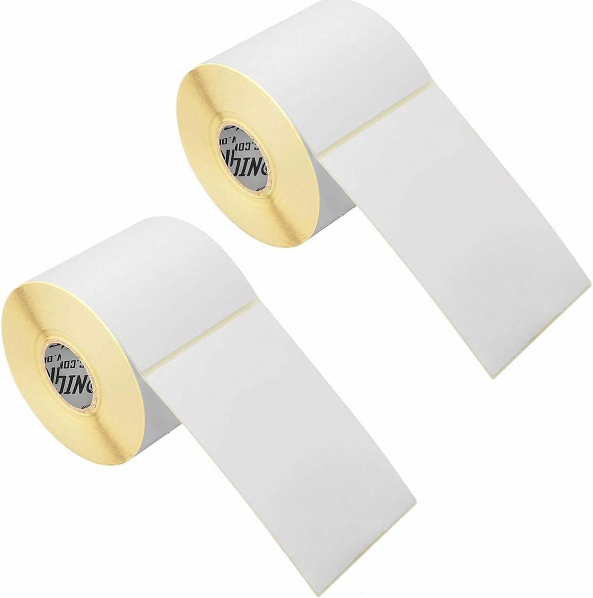 SnelShoppen - 2 Rollen Thermische Labels 1000 Stuks voor Printers 10x15cm Geschikt voor Verzending UPS DHL TNT Fedex
