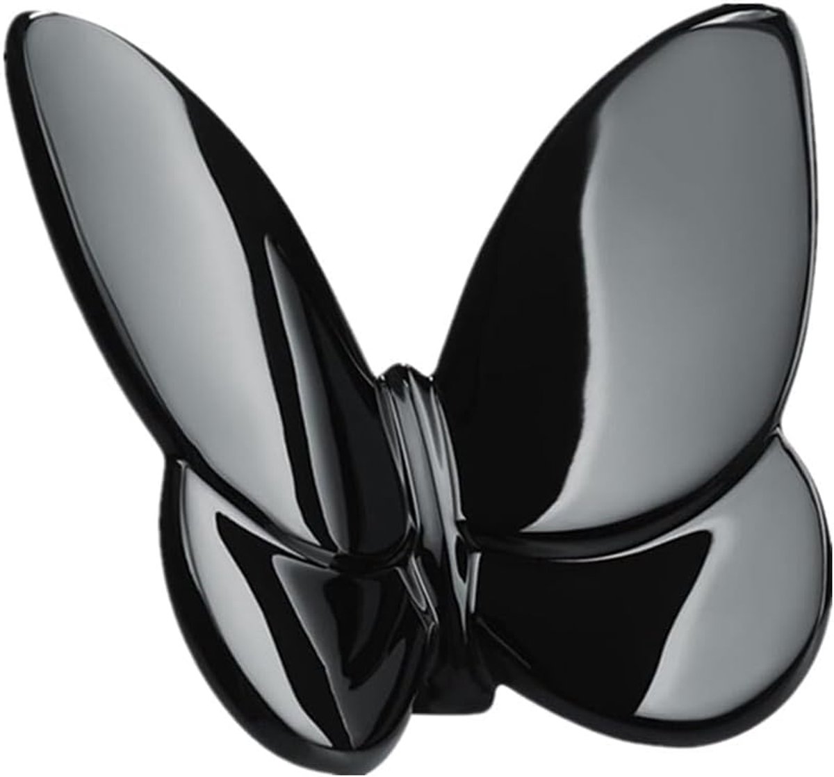 SnelShoppen - Crystal Butterfly Figuren - Europese Glazen Vlinder Ornamenten - Luxe Huisdecoratie - Collectorsitem - Zwart - Elegant en Tijdloos