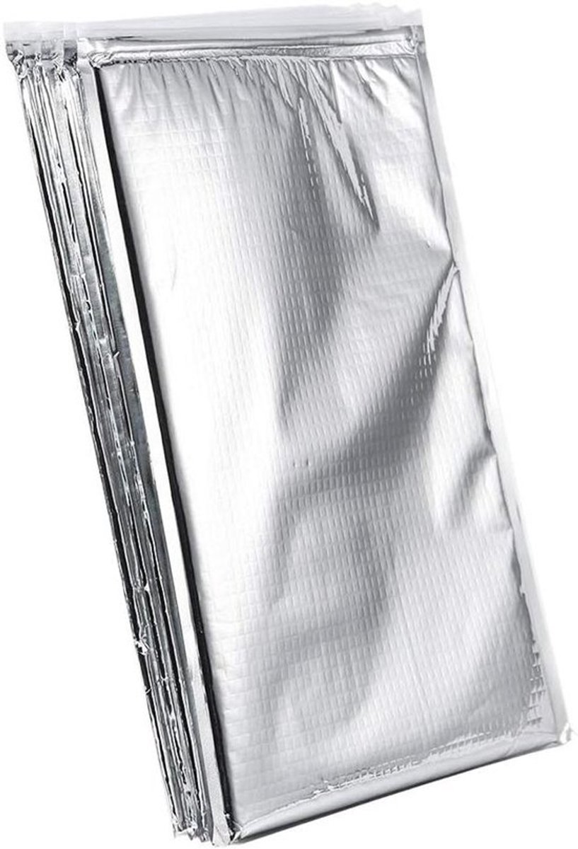 Geïsoleerde Zak voor Voedselopslag, Set van 5 Aluminiumfolie Thermische Koeltassen - Ideaal voor Catering en Buitengebruik