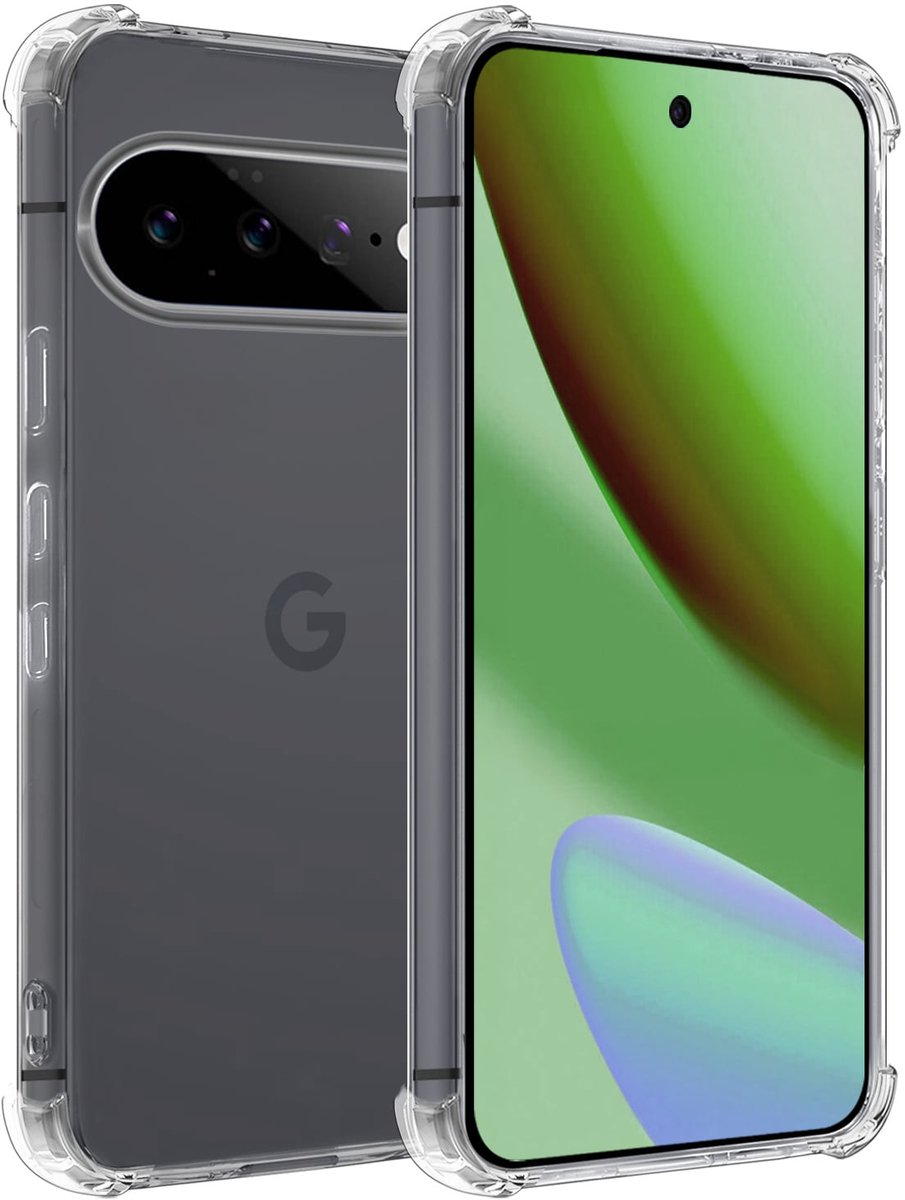 Hoesje Geschikt voor Google Pixel 11 - Sterk & Shockproof - Siliconen Case - Back Cover - Telefoon Hoes Shock Proof - Transparant