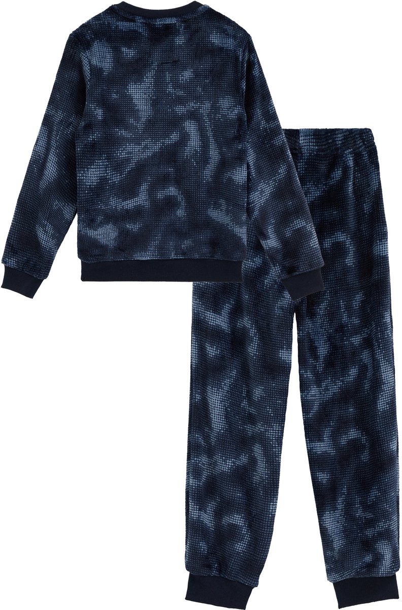 WE Fashion Jongens fleece pyjama met print